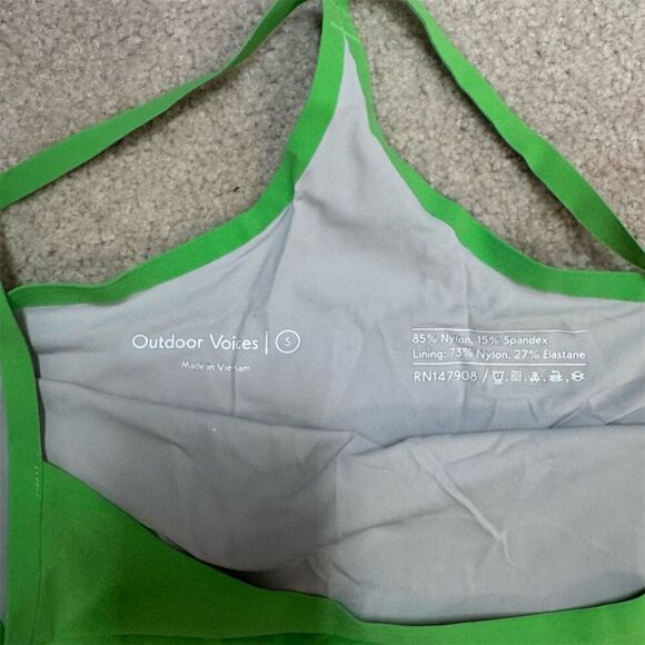 EUC Outdoor Voices Women's Exercise Dress Neon Green Size Small - Picture 3 of 4